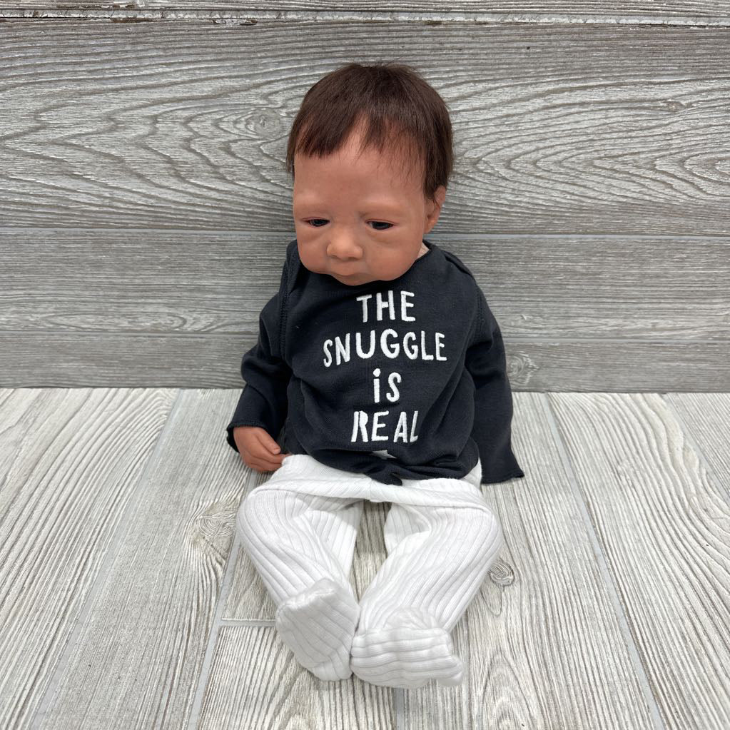 Life Like Baby Doll W/ LS Snuggle Is Real Outfit