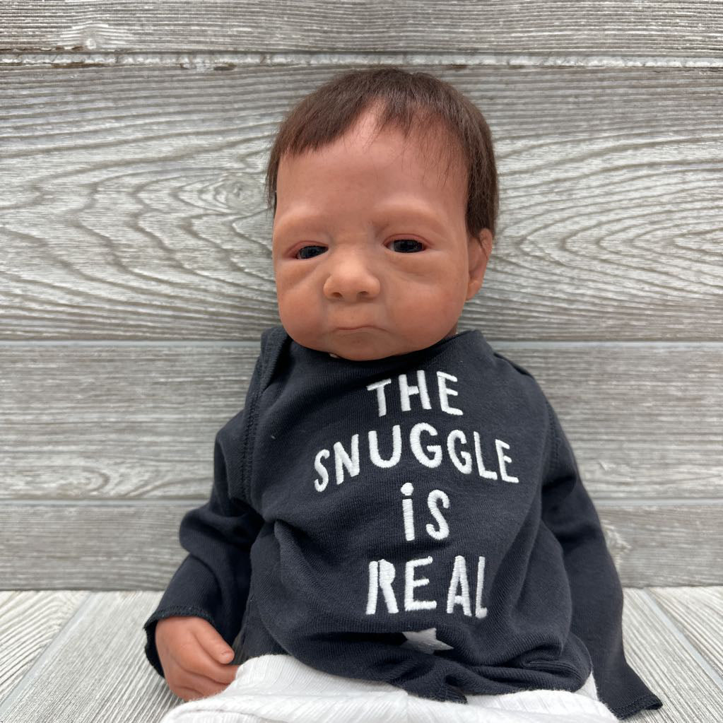 Life Like Baby Doll W/ LS Snuggle Is Real Outfit