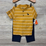 NEW Ribbed Henley Shirt & Pants Stripes Digger 2T