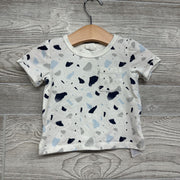 Organic Shirt Chest Pocket Stone Print 6M