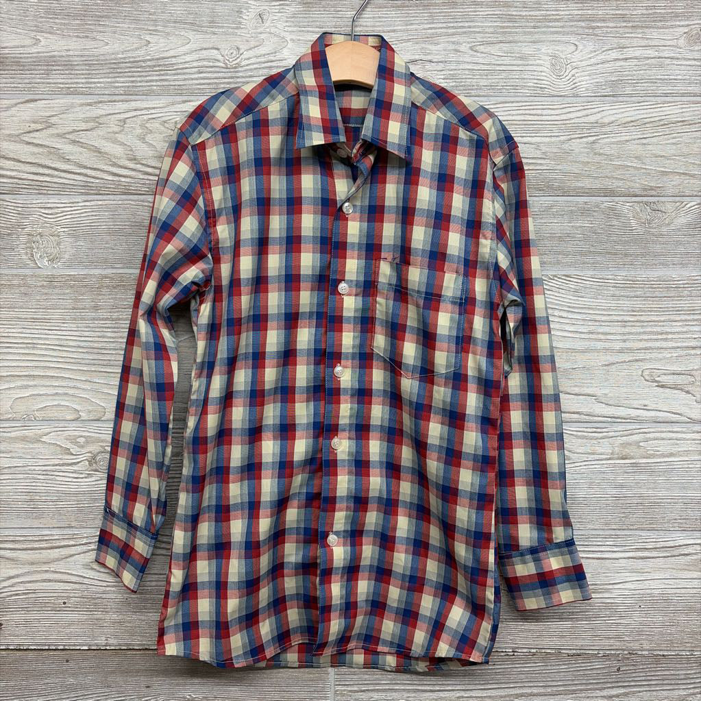 Gingham Button Up Dress Shirt 8
