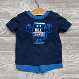 Shirt & Shorts Milk Muslces 3-6M
