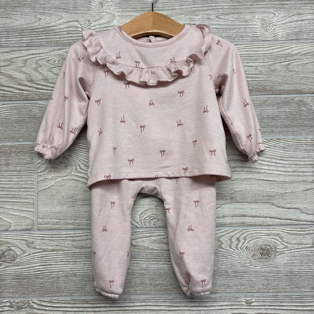 Shirt Ruffles & Pants Bows 6-9M