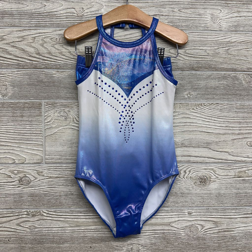 Leotard Glitter & Shorts Rhinestones 7-8