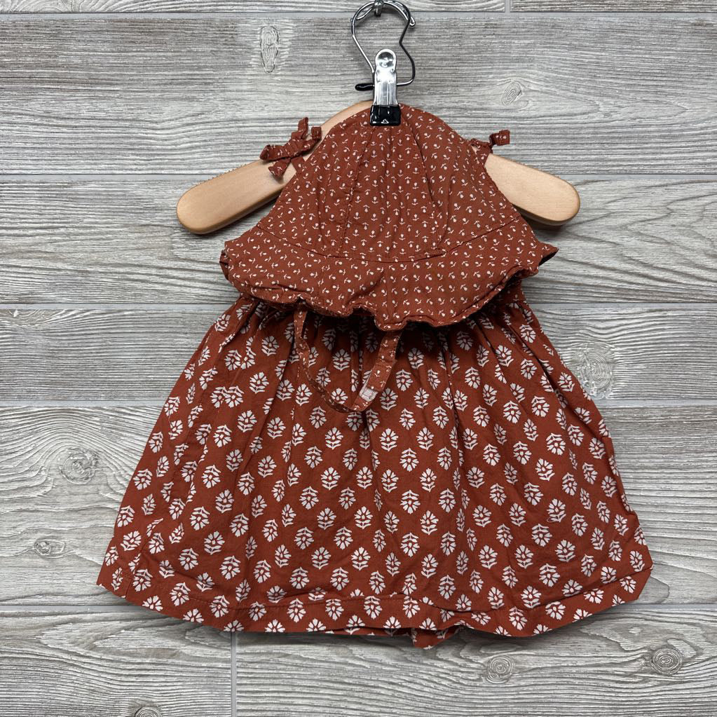 Dress & Sunhat Flowers 6M