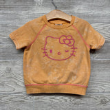 Weathered Crewneck & Shorts Hello Kitty 3t