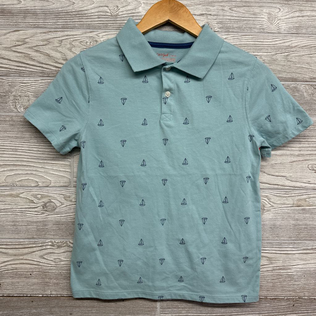 Polo Shirt Sail Boats 10-12