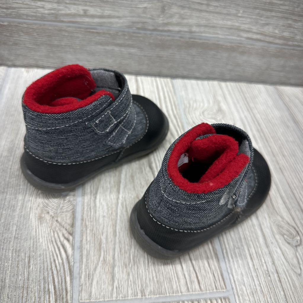 Velcro High Top Sneakers 4c