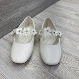 Melody Flat Mary Jane Shoes Flower Strap 13c
