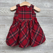 Tank Plaid Dress Flowers 6M