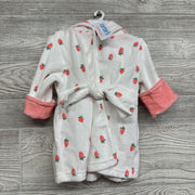 NEW Bath Robe Strawberries 0-9M