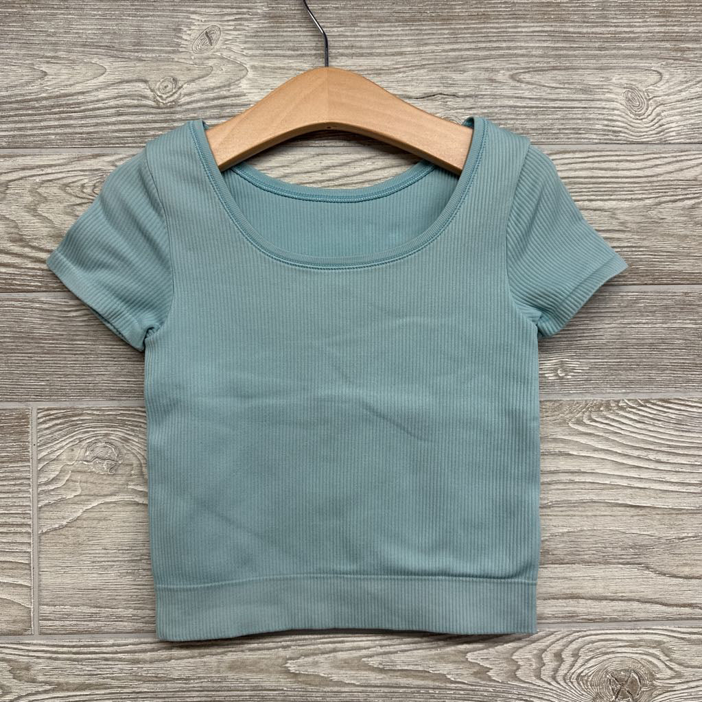 Ribbed Scoop Neck Active Shirt 7