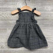 Plaid Flutter Strap Dress 12M
