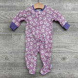 NEW 4 Pk Sleepers Hearts Flowers Animal Print Rainbows 0-3M