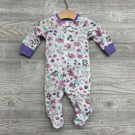 NEW 4 Pk Sleepers Hearts Flowers Animal Print Rainbows 0-3M