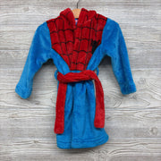 Plush Spider Man Bath Robe 2T