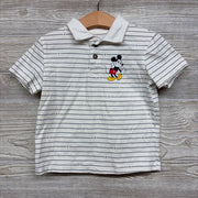 Polo Shirt Stripes Mickey Mouse 3T