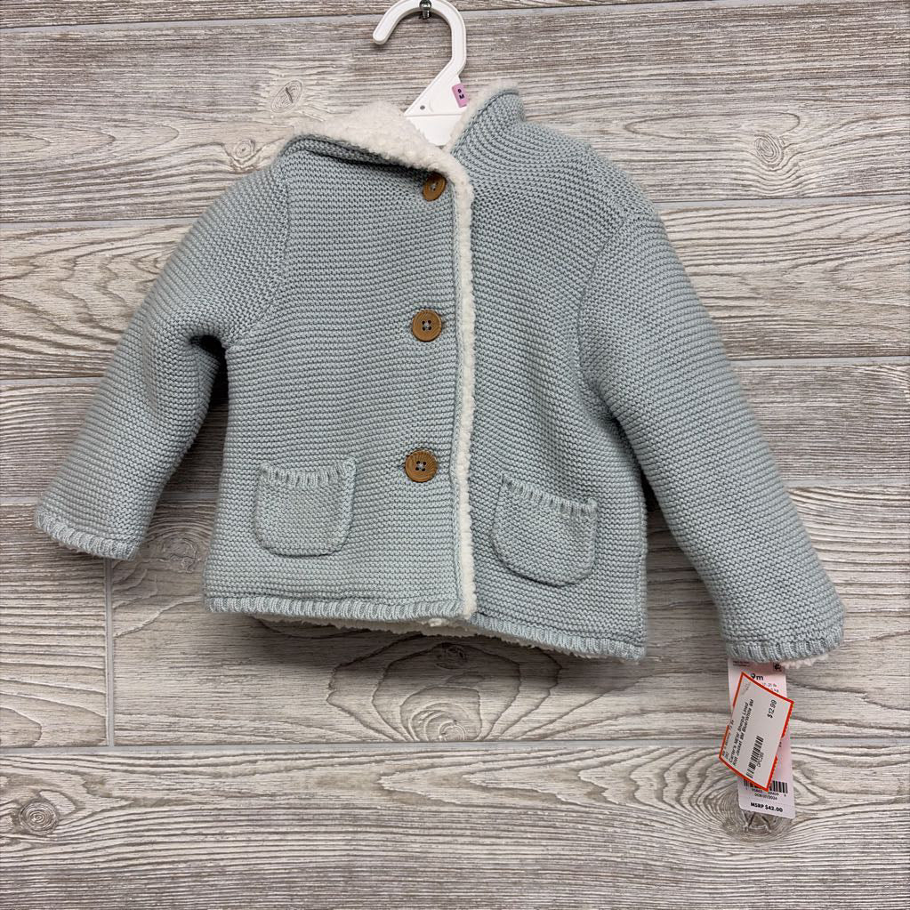 NEW Sherpa Lined Knit Jacket 9M