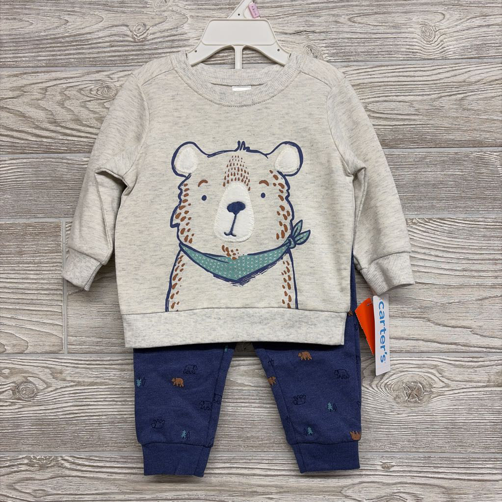 NEW Crewneck & Joggers Bears Trees 9M