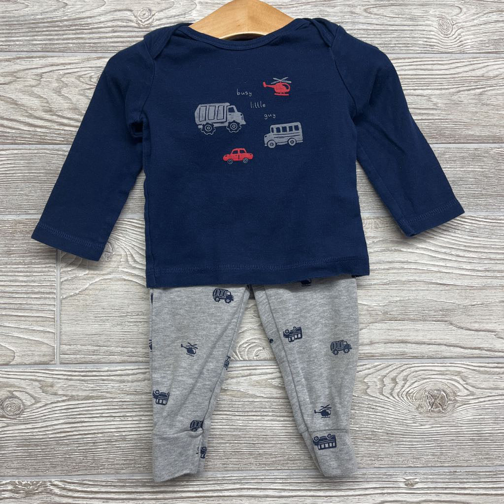 LS Shirt & Pants Busy Little Guy Cars 12M