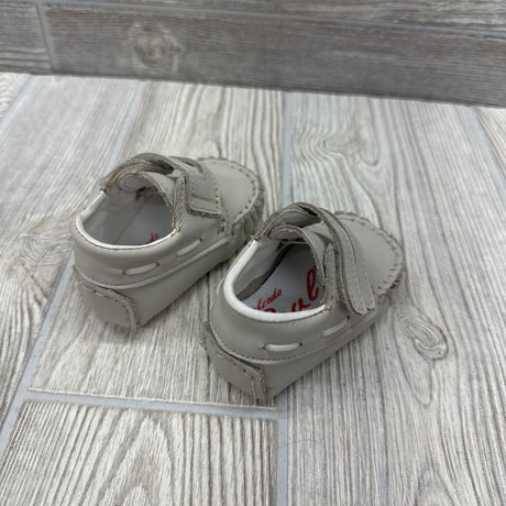 Leather Velcro Loafer Shoes 1c
