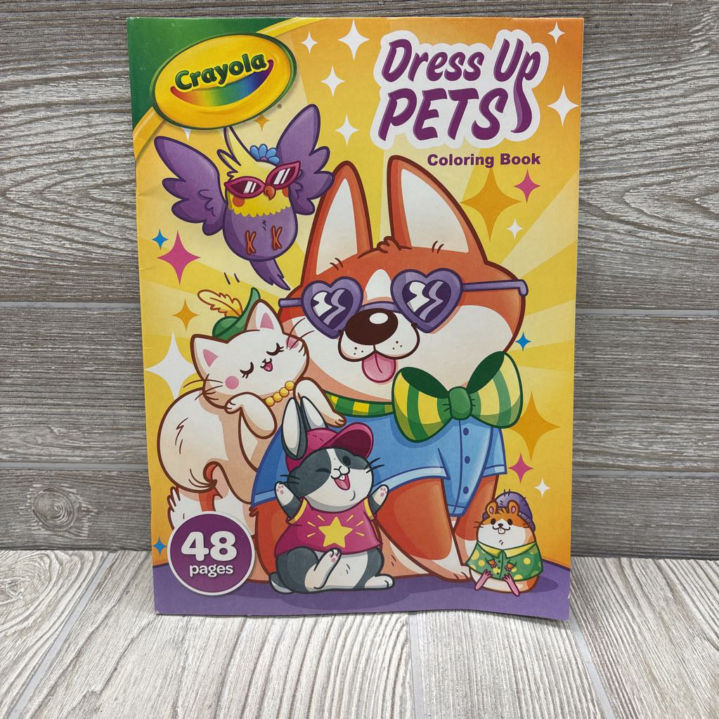 Coloring Book Dress Up Pets