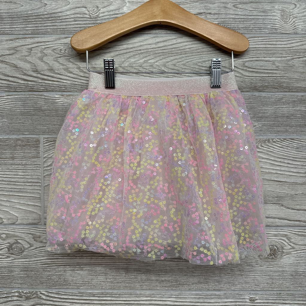 Tulle Skirt Flower Sequins 5