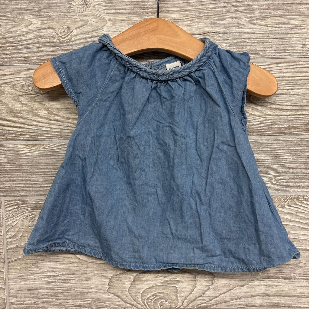 Chambray tunic 6M