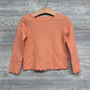 LS Waffle Knit Shirt Lettuce Trim 4