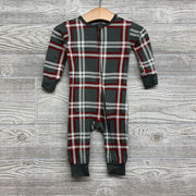 Footless Plaid Sleeper 12M *