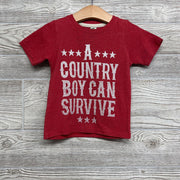 LS Weathered Shirt A Country Boy Can Survive 2T
