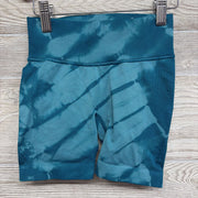 High Rise Bike Shorts Tie Dye 6-6X