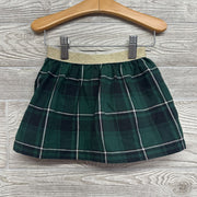 Plaid Skirt Glitter Band 2t