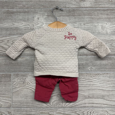 Sweater & Pants Heart NB