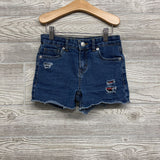 Denim Girlfriend Shortie Shorts Paisley Pockets 8