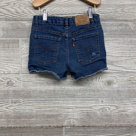 Denim Girlfriend Shortie Shorts Paisley Pockets 8