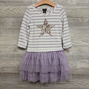 Dropwaist Tutu Dress Stripes Sequin Star 6