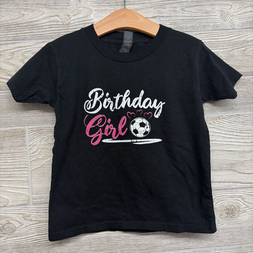 Shirt Birthday Girl Soccer Ball 6