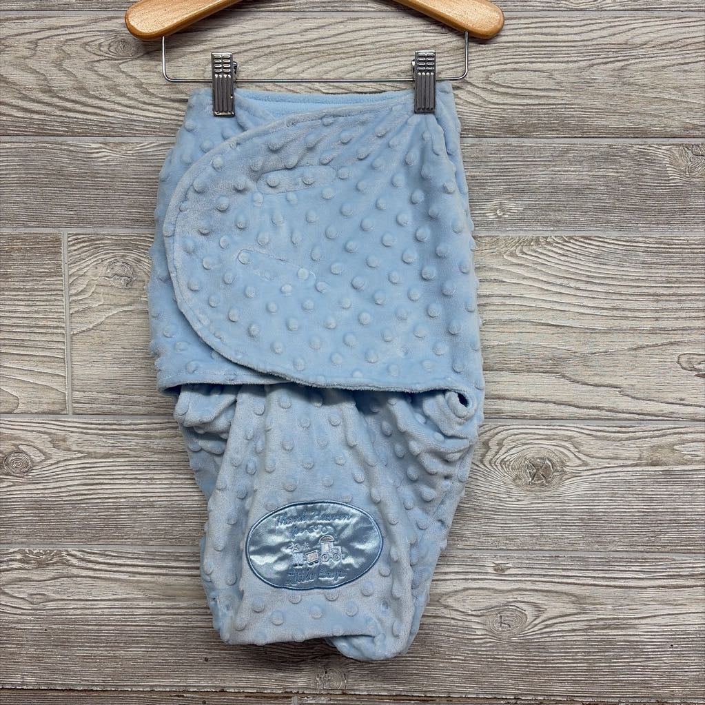 Minky Dot Swaddle Thank Heavens For Little Boys 3M