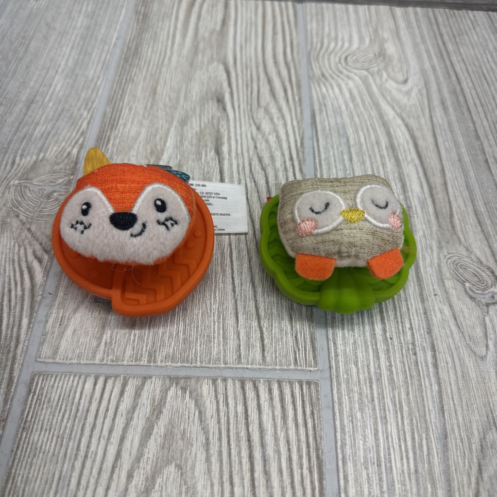 Wrist Rattles Fox & Owl
