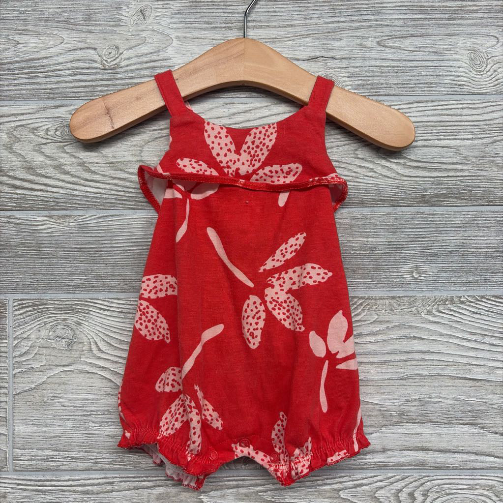 Tank Romper Flowers NB