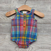 Plaid Romper NB