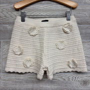 Sweater Shorts Flowers 7-8