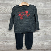 Active Shirt Logo & Jogger Sweatpants 2t