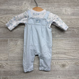 Overalls & Shirt Trees & Animals 0-3M