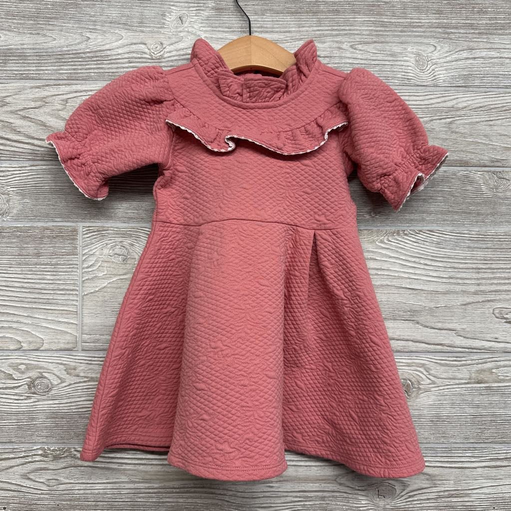 Quilted Dress Ruffles 2t