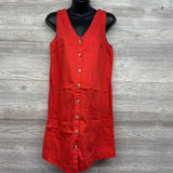Sleeveless Button Front Dress SM