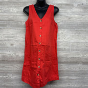 Sleeveless Button Front Dress SM