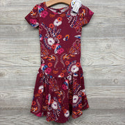 NEW Drop Waist Dress Flowers 3-4