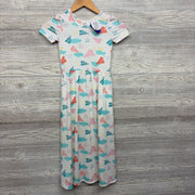 NEW Maxi Dress Paper Airplanes Hearts 5-6